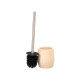 BEIGE STRIPED POLYRESIN TOILET BRUSH
