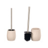 GREY STRIPED POLYRESIN TOILET BRUSH