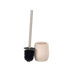 GREY STRIPED POLYRESIN TOILET BRUSH