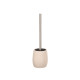 GREY STRIPED POLYRESIN TOILET BRUSH