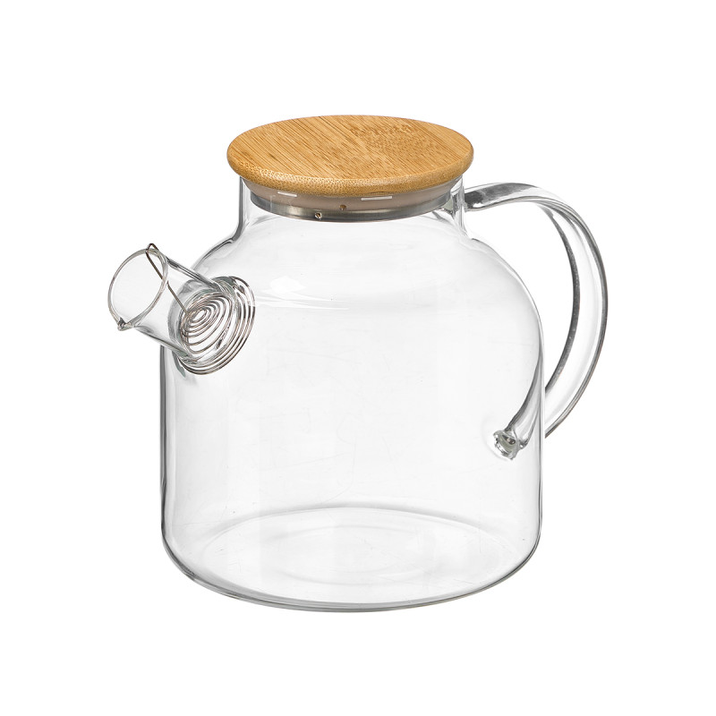 TEIERA BOROSILICATO COPERCHIO BAMBU 1,5L