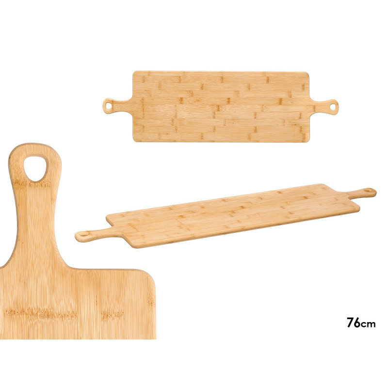 PLANCHE À SERVIR 2 POIGNÉES BAMBOU