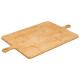 SQUARE SERVING BOARD 2 HANDLES BAMBOO