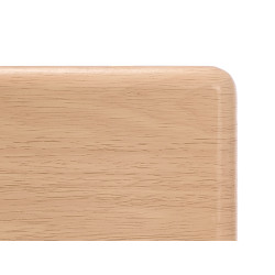 TAVOLO PIEGHEVOLE NATURALE GAMBE NERE 48X38X66CM