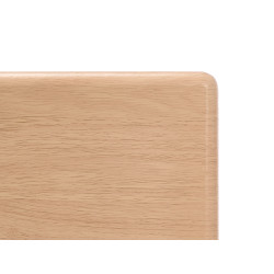 MESA DOBRAVEL NATURAL PERNAS PRETAS 70X50X70CM