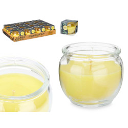 VELA AROMATICA CITRONELA TARRO VIDRIO