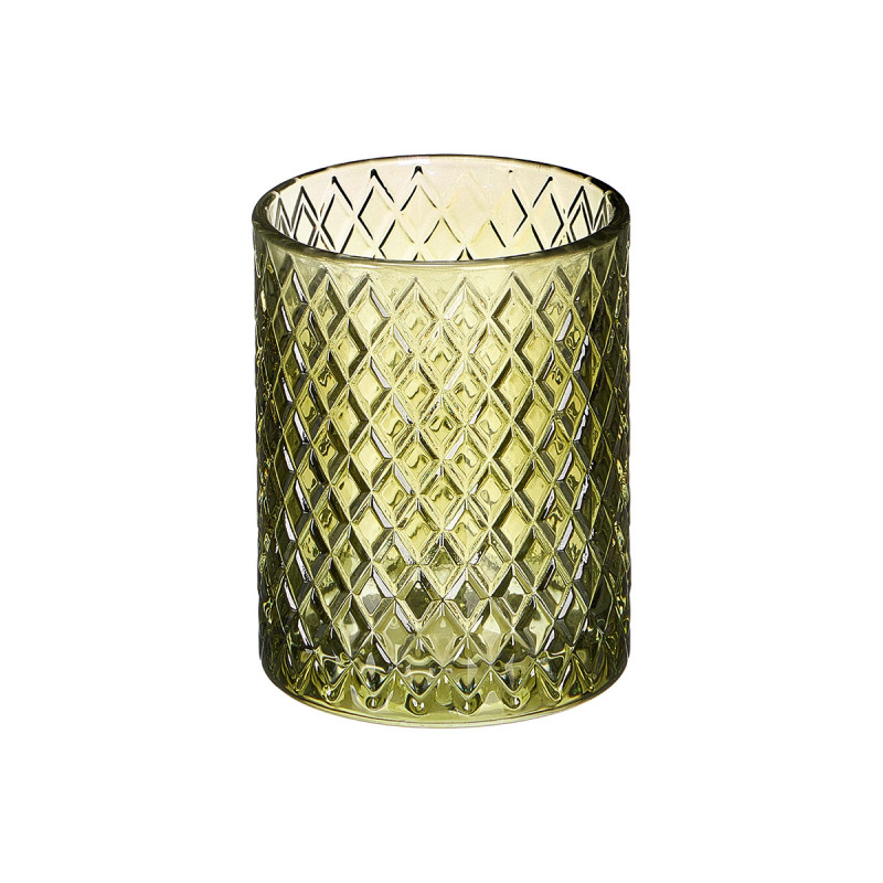 SET 2 DISTRIBUTEUR VERRE 410ML SALLE BAIN VERT