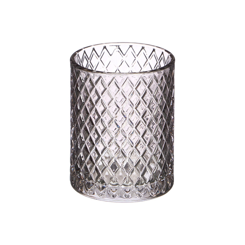 SET 2 DOSEADOR COPO 410ML CASA BANHO CINZA DIAM