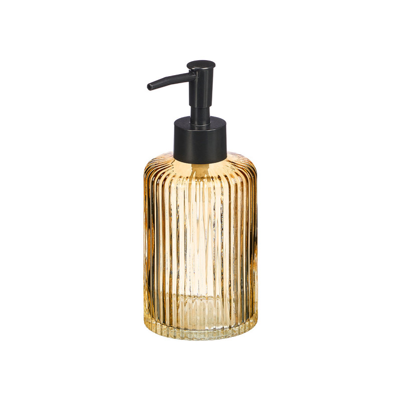 SET 2 DOSATORI VASO 350ML BAGNO AMBRA RIGHE
