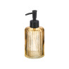 SET 2 BATH SOAP DISPENSR 350ML TUMBLER AMBER STRPD