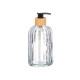 DISTRIBUTEUR TRANSPARENT BAMBOU 410ML