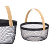 PANIER ROND NOIR ANSE BAMBOU