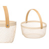 PANIER ROND BEIGE ANSE BAMBOU