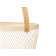 CESTA REDONDA BEGE ASA BAMBU