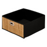 ORGANIZZATORE QUADRATO BAMBU NERO