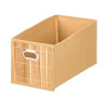 RECTANGULAR BAMBOO STORAGE BASKET