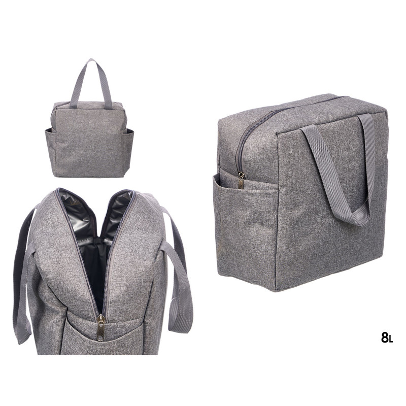 8L GREY COOLER BAG HANDLES