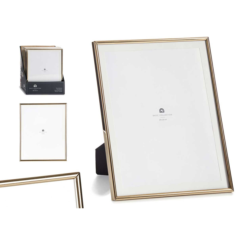 GOLDEN STEEL PICTURE FRAME 20X25CM