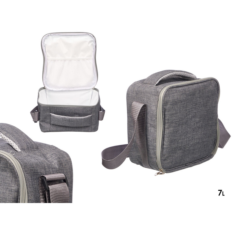 SACO TERMICO ALCAS 7L CINZA