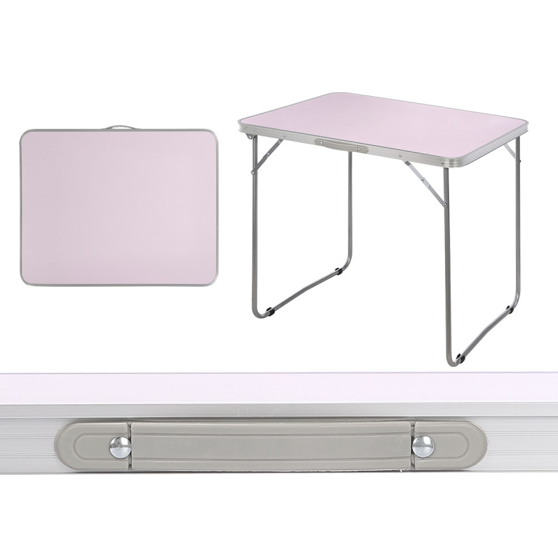 WHITE CAMPING FOLDABLE TABLE 60X80CM