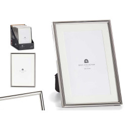 CADRE ACIER ARGENTE 10X15CM