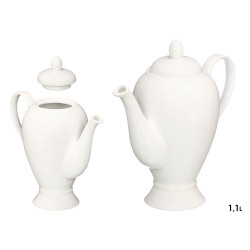 OVAL PORCELAIN TEA POT 1100ML