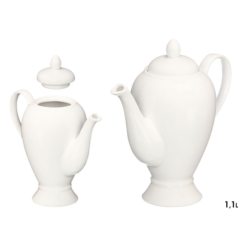 TEIERA OVALE PORCELLANA 1100ML