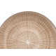 PRATO LISO RISCAS CASTANHO 27CM