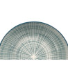 PIATTO FONDO RIGHE BLU 20CM