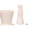 VASO MODERNO SAHARA BRANCO MEDIO
