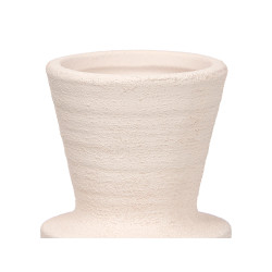 VASE SAHARA MODERNE BLANC MOYEN