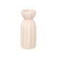 VASE RAYURES LARGES BLANC TERRE CUITE GRD