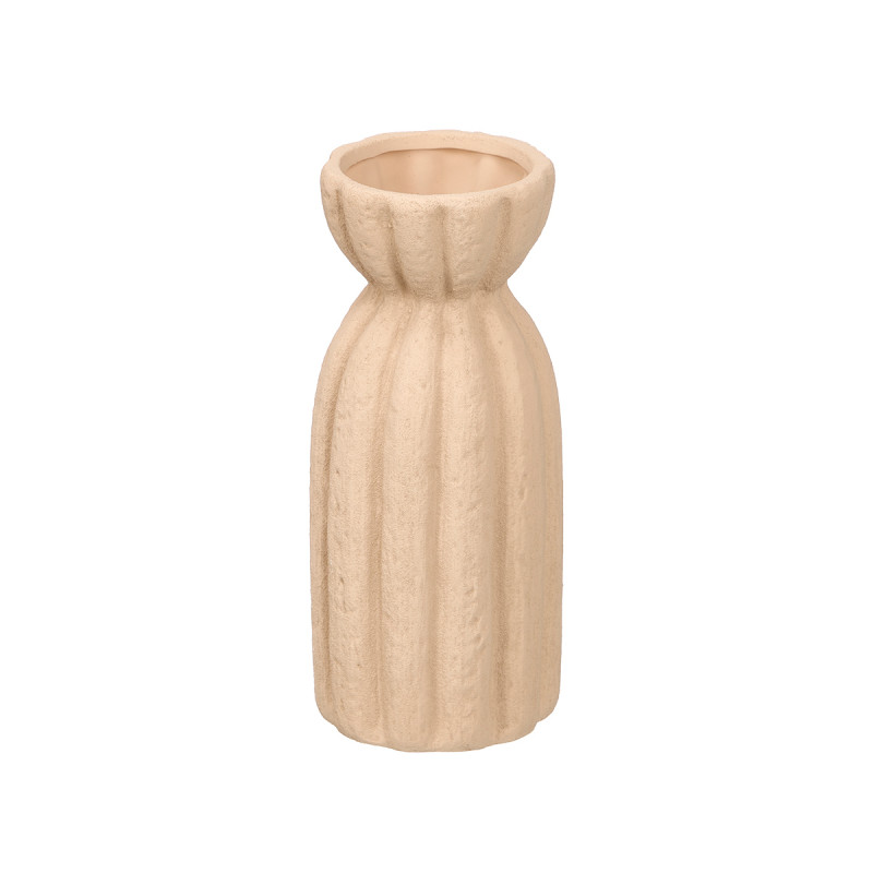 VASE À RAYURES LARGES TERRE TERRE CUITE GRD