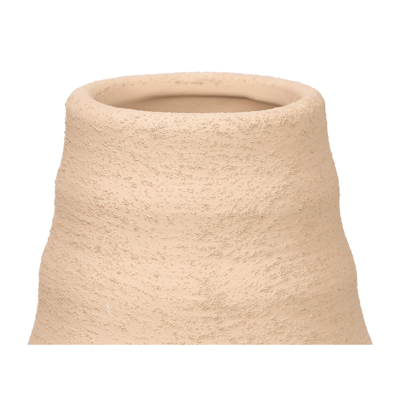 VASO BOTTIGLIA RIGHE TERRA TERRACOTTA GRD