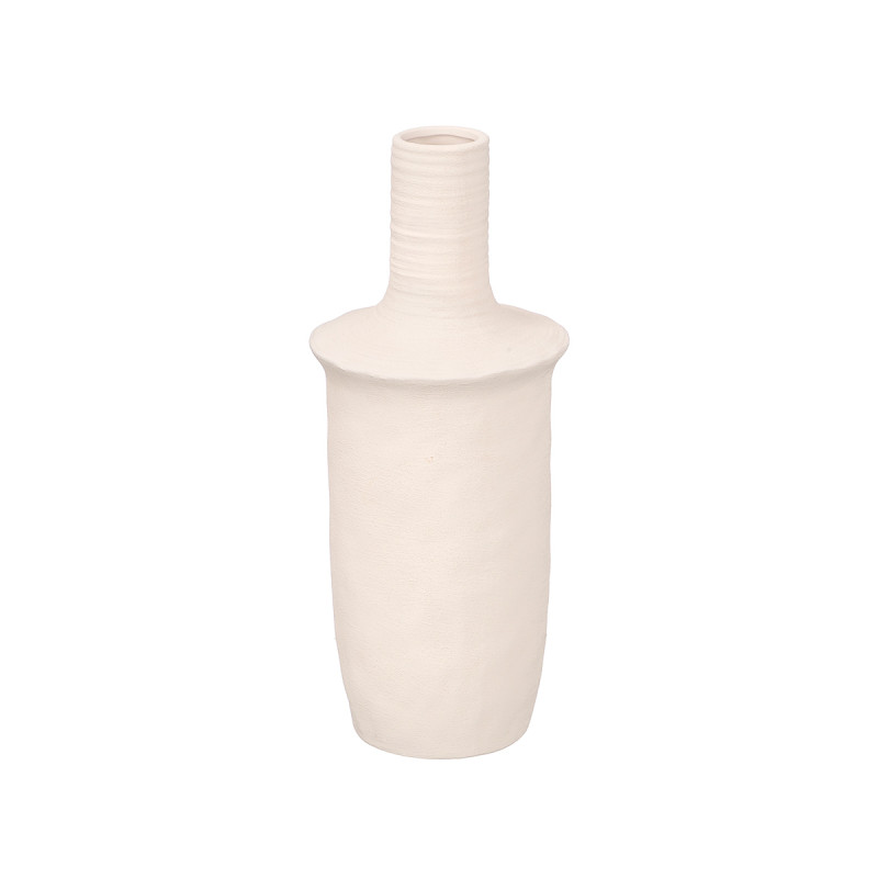 VASO BOCA ESTREITA SAHARA BRANCO GRANDE