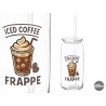 VASO TAPA PAJITA CRISTAL COFEE 600ML