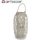 WHITE WILLOW CANDLE HOLDER 52CM