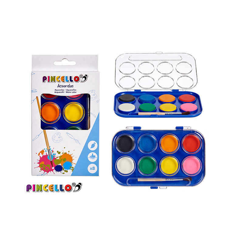 ACUARELAS 8PCS