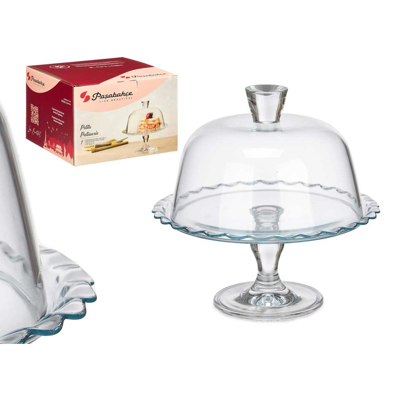 CAKE STAND WITH LID 26CM