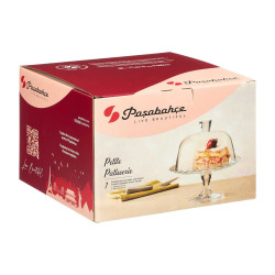 SUPPORT À GÂTEAU AVEC COUVERCLE 26CM