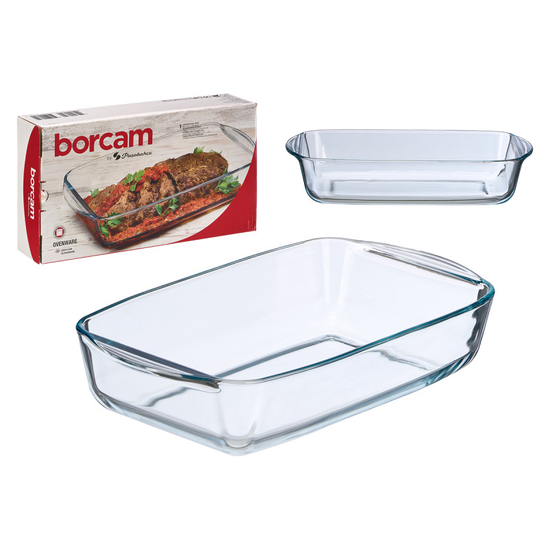 RECTANGULAR TRAY BORCAM 2750ML