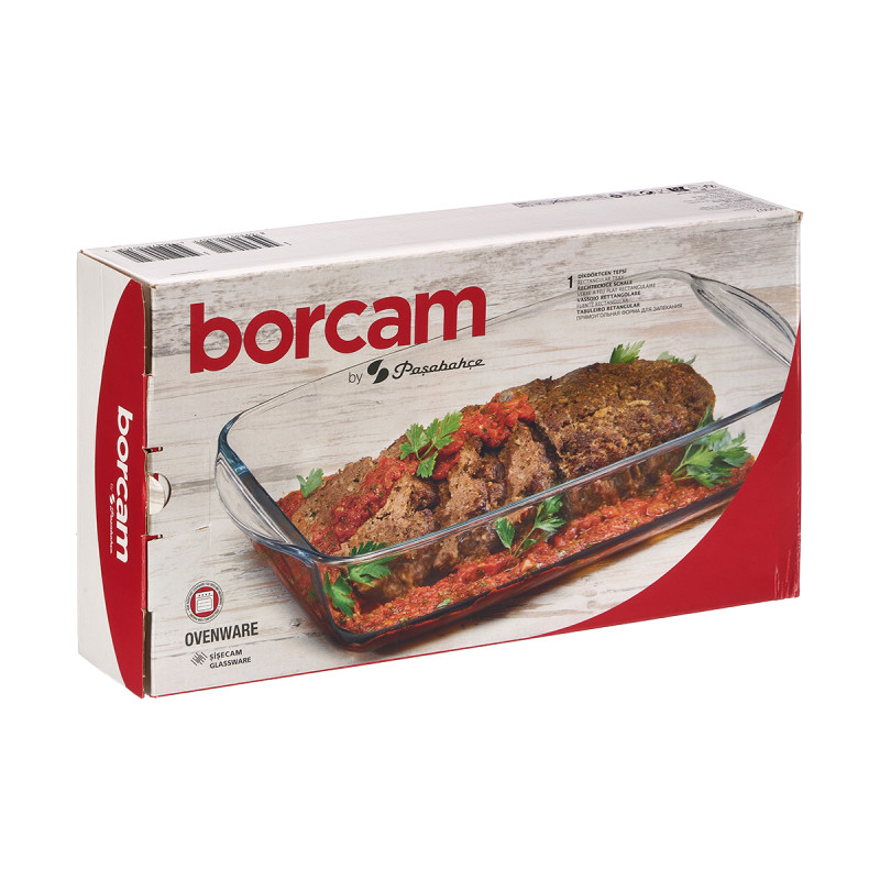 BANDEJA RETANGULAR BORCAM 2750ML