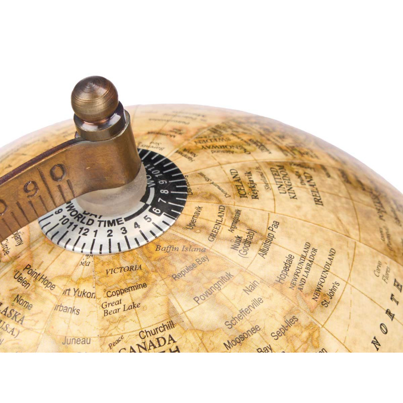 GLOBE TERRESTRE 12,5CM DIAM ASSORT 2 MOD MAT