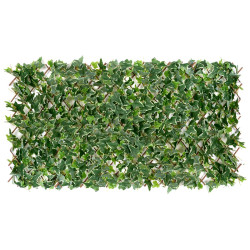 EXTENDABLE PANEL 9+E65:E880X180CM GREEN WHITE LEAF