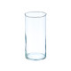 26CM DIAM 12 CM CYLINDER GLASS VASE