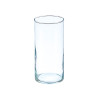 26CM DIAM 12 CM CYLINDER GLASS VASE