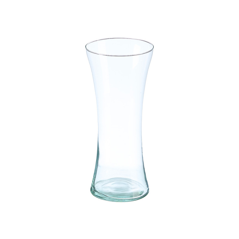 VASO VIDRO ESTREITO BOCA LARGA 26CM