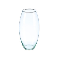 VASO VETRO BOMBATO 26CM