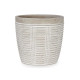 POT CIMENT ROND RAYURES 13,5X13