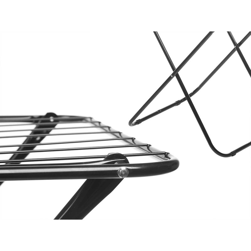 METAL CLOTHESLINE 18 METERS BLACK